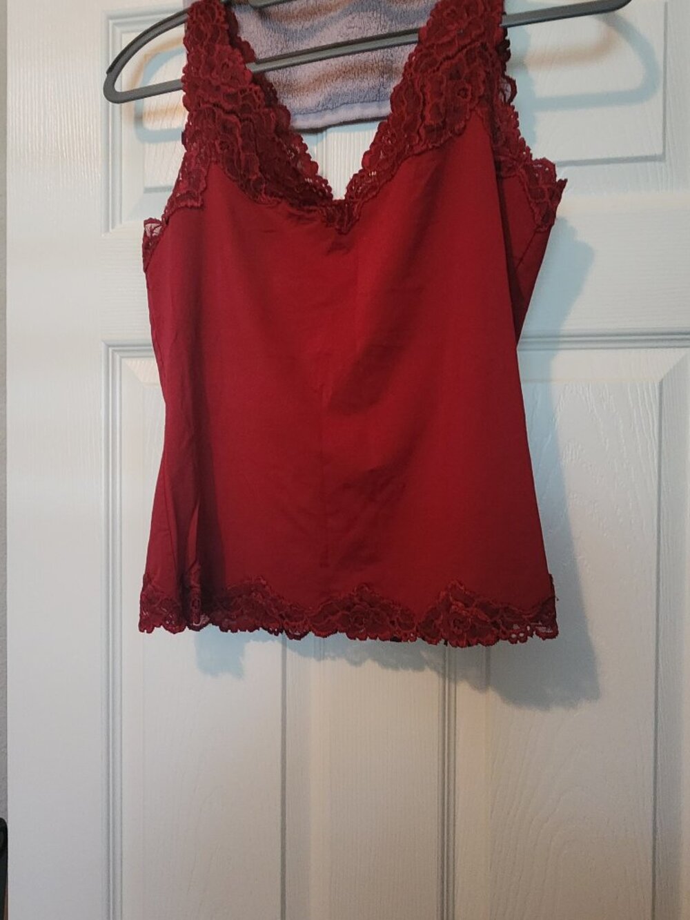 Cami with lace top